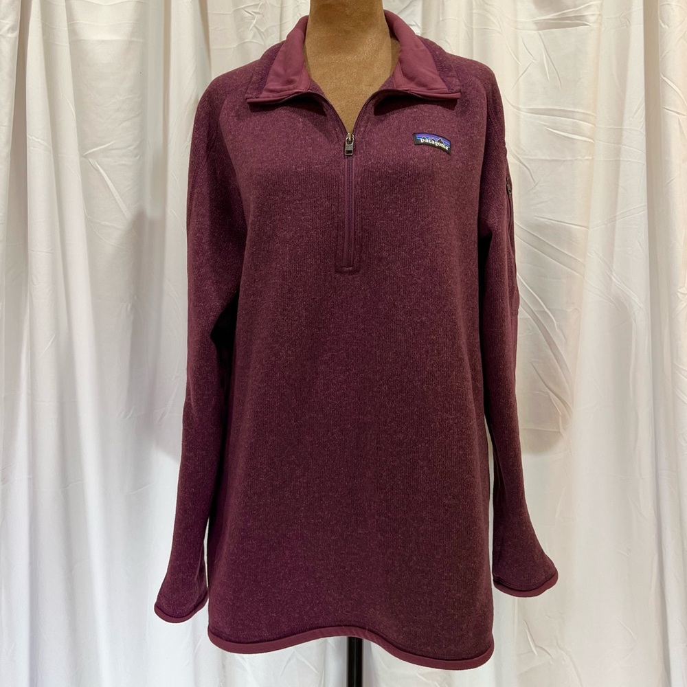 Patagonia Half Zip, Better Sweater. Burgundy
